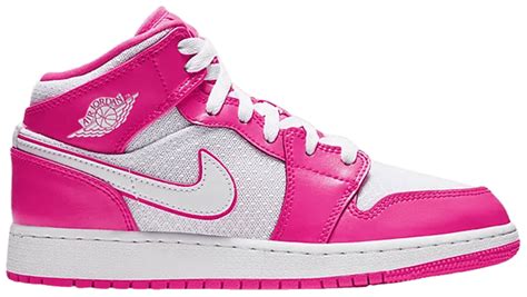 nike air jordan 1 mid damen pink|hyper royal jordan 1 pink.